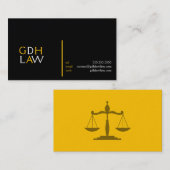 法律事務所弁護士プロフェッショナル名刺 名刺 (正面/裏面)