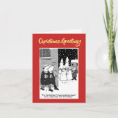 法律事務所雪だるま弁護士クリスマスカード シーズンカード (正面)