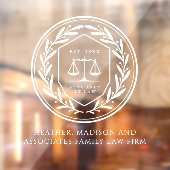 法律事務所 ローレル ビジネス ウィンドウ ステッカー ウィンドウサイン (シート2)