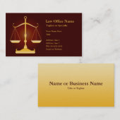 法律事務所 名刺 (正面/裏面)
