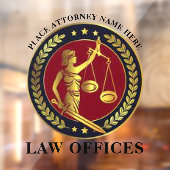 法律事務所 – 弁護士・ジャスティスはかりで測- Laurels ウィンドウサイン (シート2)