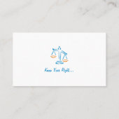 法律事務所、弁護士、弁護士、弁護士 名刺 (裏面)