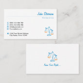 法律事務所、弁護士、弁護士、弁護士 名刺 (正面/裏面)