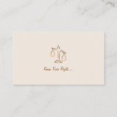 法律事務所、弁護士、弁護士、弁護士 名刺 (裏面)