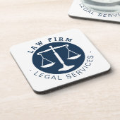 法律事務所 |法務サービス深い青 コースター (左側)