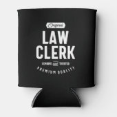 法律事務職員の役職のギフト 缶クーラー (正面)