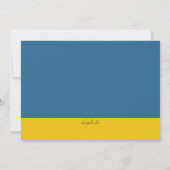 法律事項男性卒業招待状 招待状 (裏面)