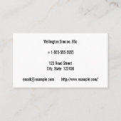 法律企業のプロフェッショナル名刺 名刺 (裏面)