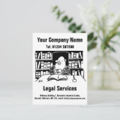 法律会社又は法律事務の促進 ポストカード (スタンド正面)