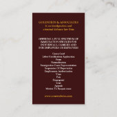 法律名刺 名刺 (裏面)