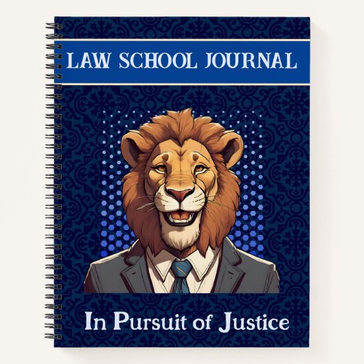 法律学おもしろい生弁護士の執行に対する恩賜物 ノートブック (正面)