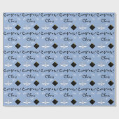 法律学パーソナライズされた院卒業生ギフトラッピング紙 ラッピングペーパー (フラット)