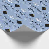 法律学パーソナライズされた院卒業生ギフトラッピング紙 ラッピングペーパー (角)