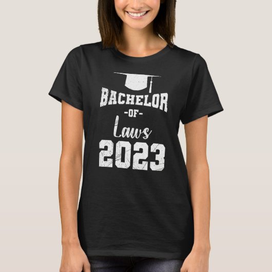 法律学士号2023学士号 Tシャツ (正面)