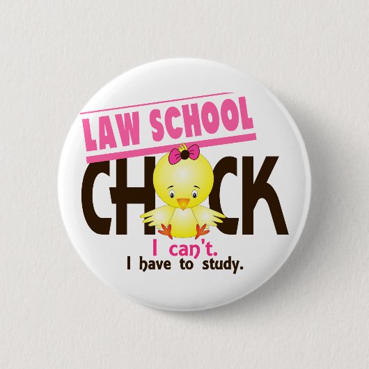 法律学校のひよこ1 缶バッジ (正面)