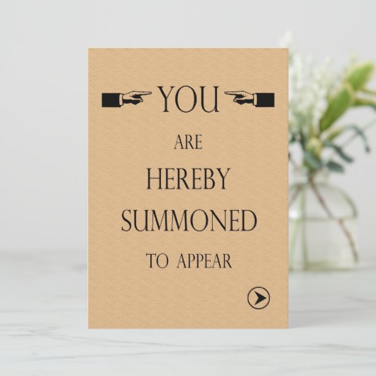 法律学校の卒業のパーティの招待状の召喚状 招待状 (スタンド正面)