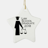 法律学校の卒業生2018年 セラミックオーナメント (右)