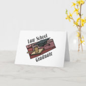 法律学校の卒業生 カード (黄色い花)