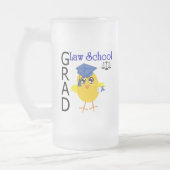 法律学校の卒業生 フロストグラスビールジョッキ (左)