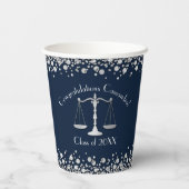 法律学校海軍シルバー卒業パーティー 紙コップ (裏面)