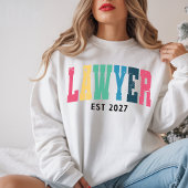 法律学生のためのカラフルな弁護士カスタムシャツ Tシャツ