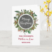 法律学素朴生同級生メリークリスマス カード (黄色い花)