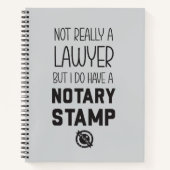 法律家ではない公証人 ノートブック ギフト (正面)