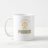 法律家のように貧しい人だけ コーヒーマグカップ (左)