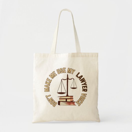 法律家の声を使わせないでくれ トートバッグ (正面)
