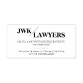 法律専門職一文字の弁護士の住所 セルフインキングスタンプ (デザイン)