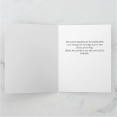 法律弁護士とクライアントの漫画のクリスマス カード (内部)