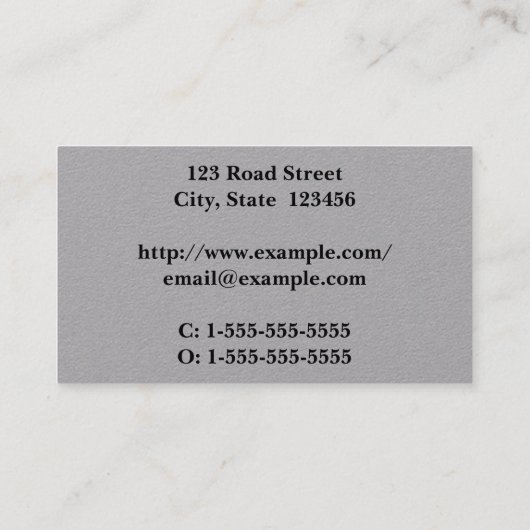 法律弁護士の名刺 名刺 (裏面)