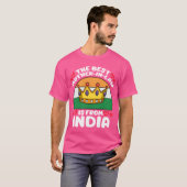 法律最高のの母親はインド人の娘だ Tシャツ (正面フル)