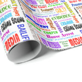 法律用語の折り返し紙 ラッピングペーパー (ロールコーナー)