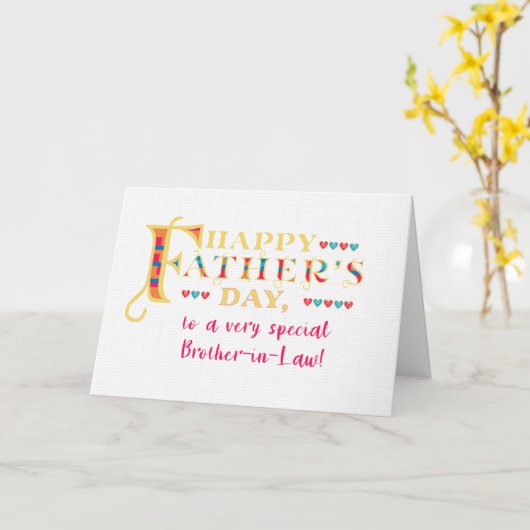法律用語アートカードの兄弟父の日 カード (黄色い花)