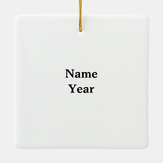 法律用語クリスマスオーナメント セラミックオーナメント (裏面)