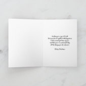 法律素朴の黒板の母メリークリスマス カード (内部)