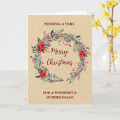 法律素朴リースのお母さん カード (黄色い花)