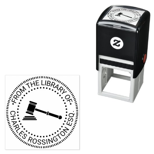 法律裁判所Gavel図書書名 セルフインキングスタンプ (インサイチュ)