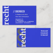 法律訪問カード 名刺 (正面/裏面)