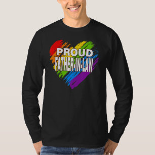 法律誇りを持ったの父Lgbtレインボーゲイプライド父 Tシャツ