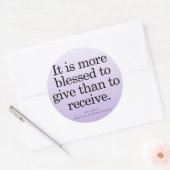 法律賛美20-35与えの廃止 ラウンドシール (封筒)