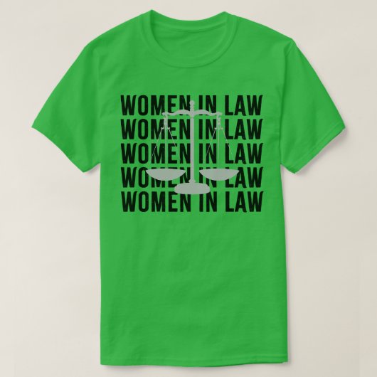 法律4の女性 Tシャツ (デザイン正面)