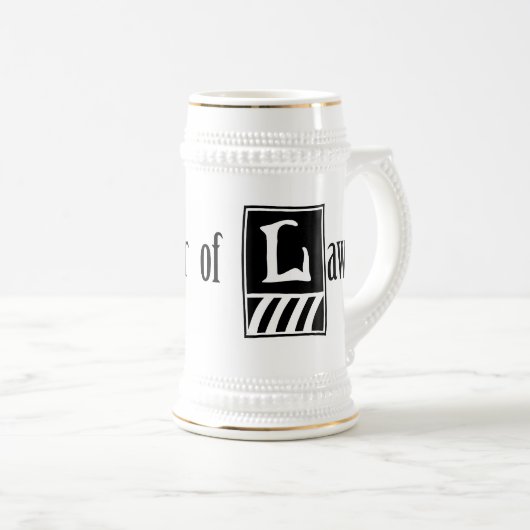 法律 ビールジョッキ (正面右)
