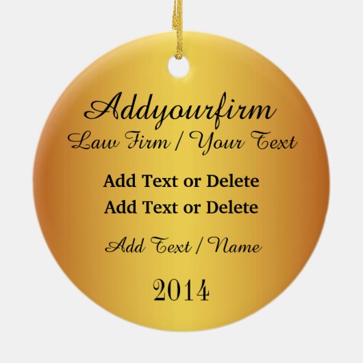 法律、弁護士はかりで測、司法 – SRF セラミックオーナメント (裏面)