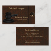 法律 | 正義はかりで測の | 弁護士 | カスタマイズ可能 名刺 (正面/裏面)