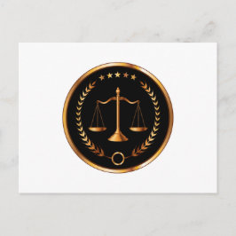 法律 – 法はかりで測律法 – 葉書 – SRF ポストカード