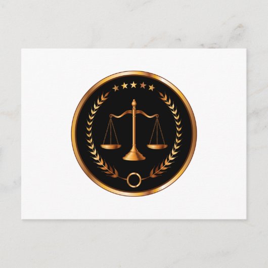 法律 – 法はかりで測律法 – 葉書 – SRF ポストカード (正面)