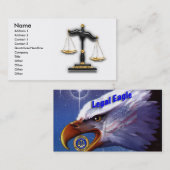 法律 – 法律 名刺 (正面/裏面)