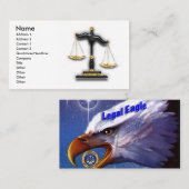 法律 – 法律 名刺 (正面/裏面)